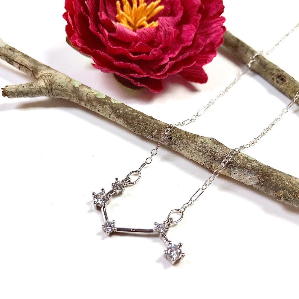 Aries Necklace, Constellation, Zodiac, Astrology